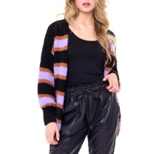 Astrid Open Front Chunky Knit Cardigan